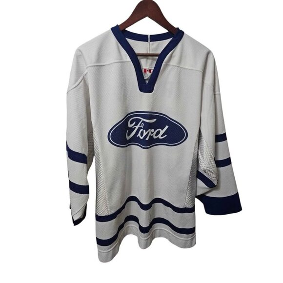 90s Vintage Wayne Gretzky Ford Promotional Hockey Jersey Medium - Picture 2 of 4